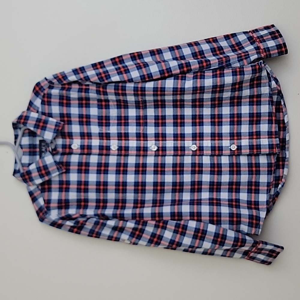 Children's Place Blue, Red & White Plaid 7/8 M